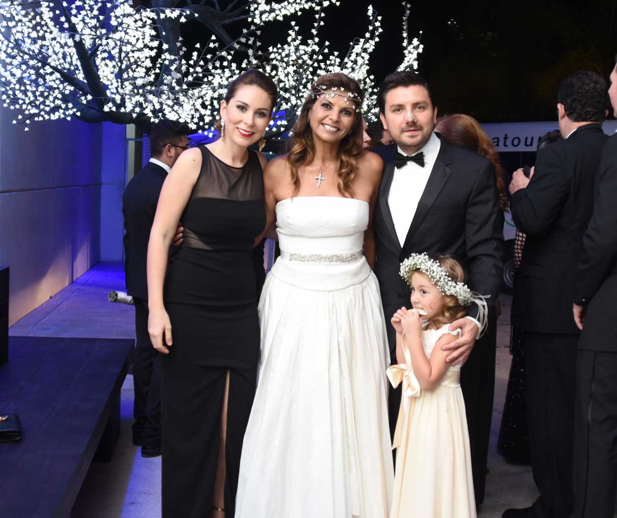Martha, Ana María, Fernando e Isabela