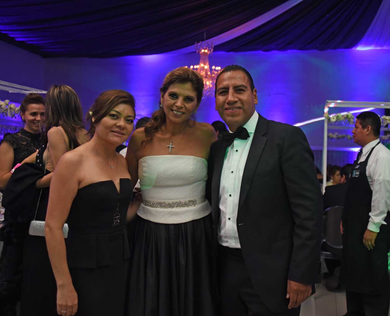Sofía, Ana María y Eduardo