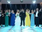 El brindis de los novios