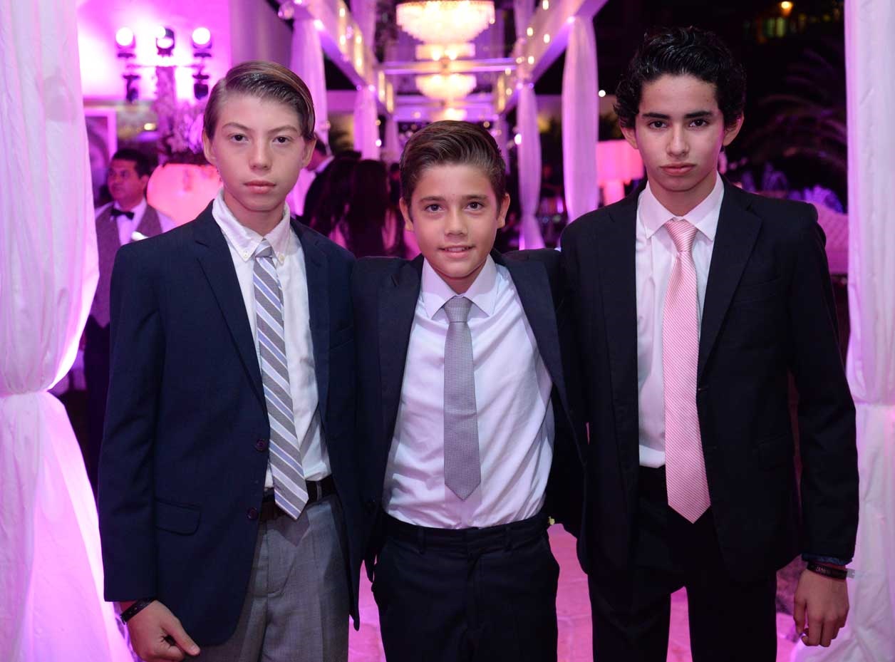 Matías, Mauricio y Alejandro