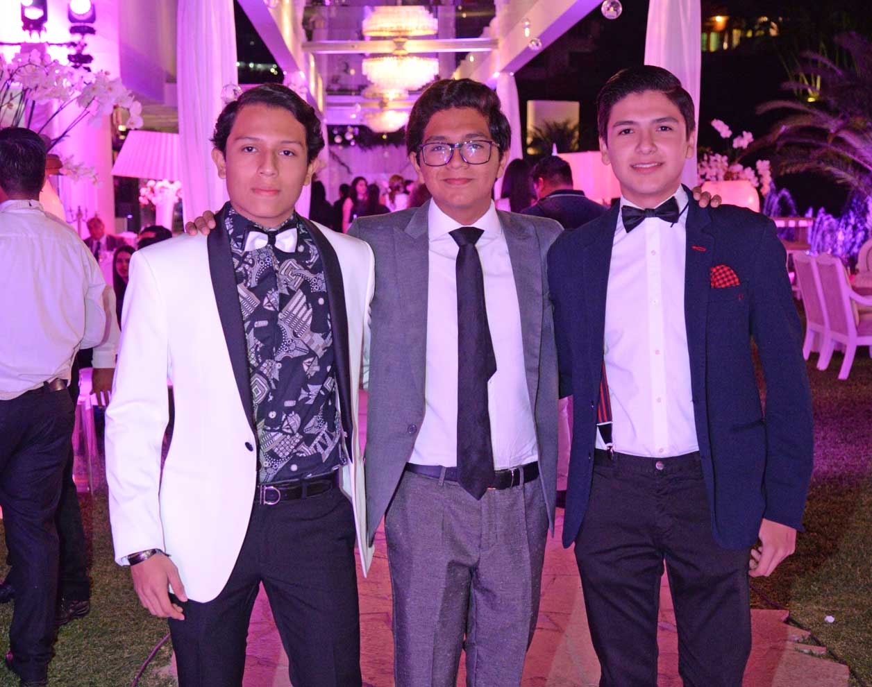 Alejandro, Óscar y Diego