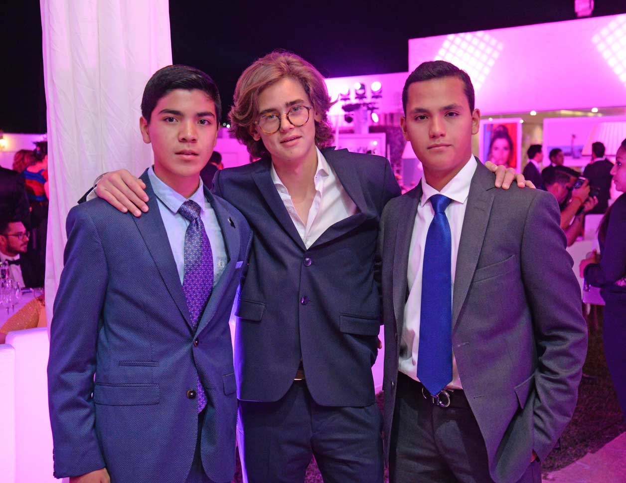 Luis, Nicolás y Rodrigo