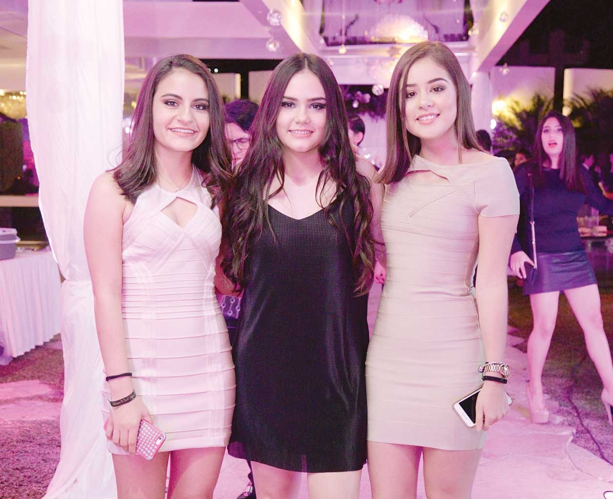 Renata, María y Andrea