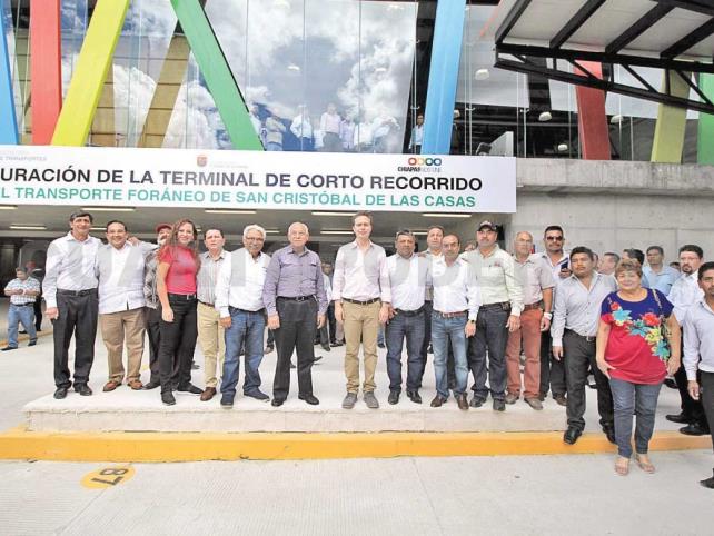 Inaugura MVC nueva Terminal de Corto Recorrido en SCLC