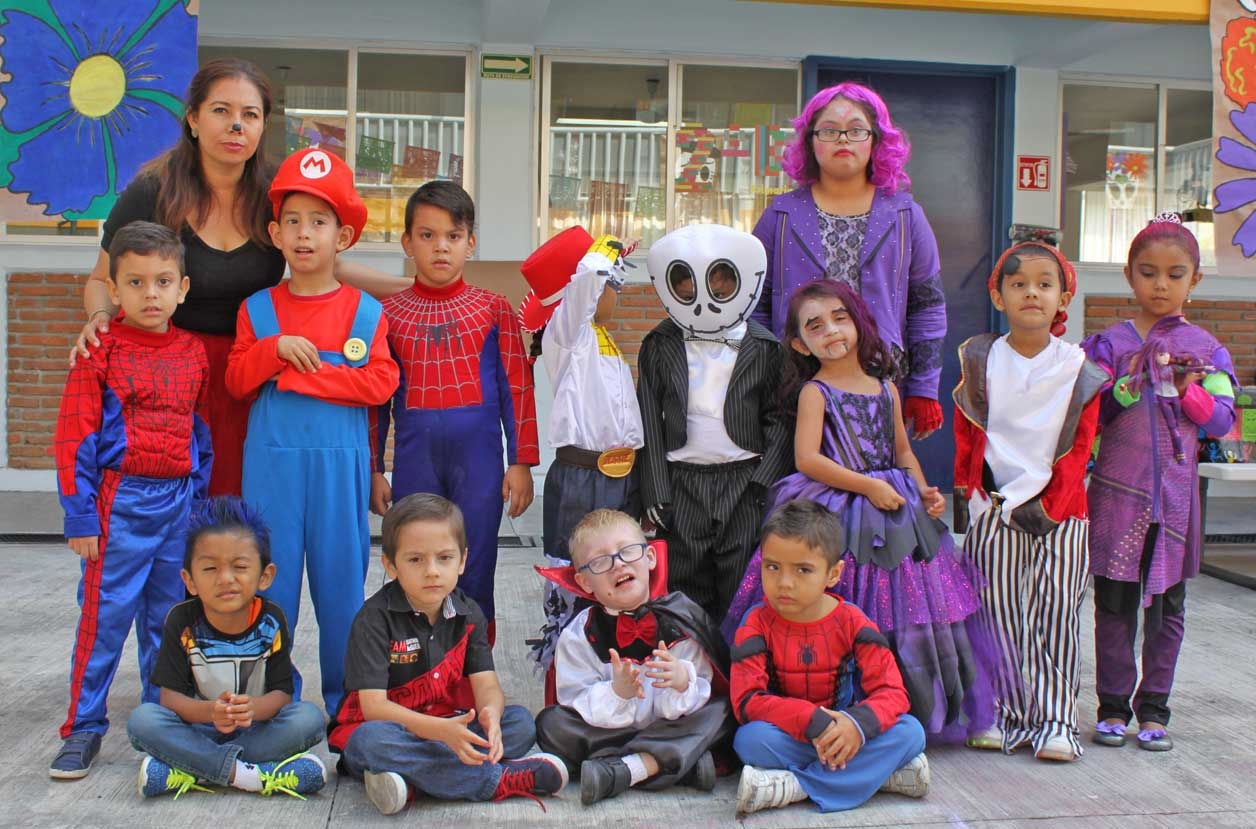 Alumnos de tercer grado de kínder