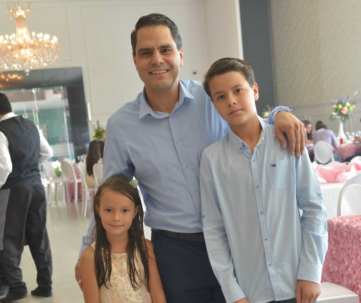 María Alicia, Raúl y José Eduardo