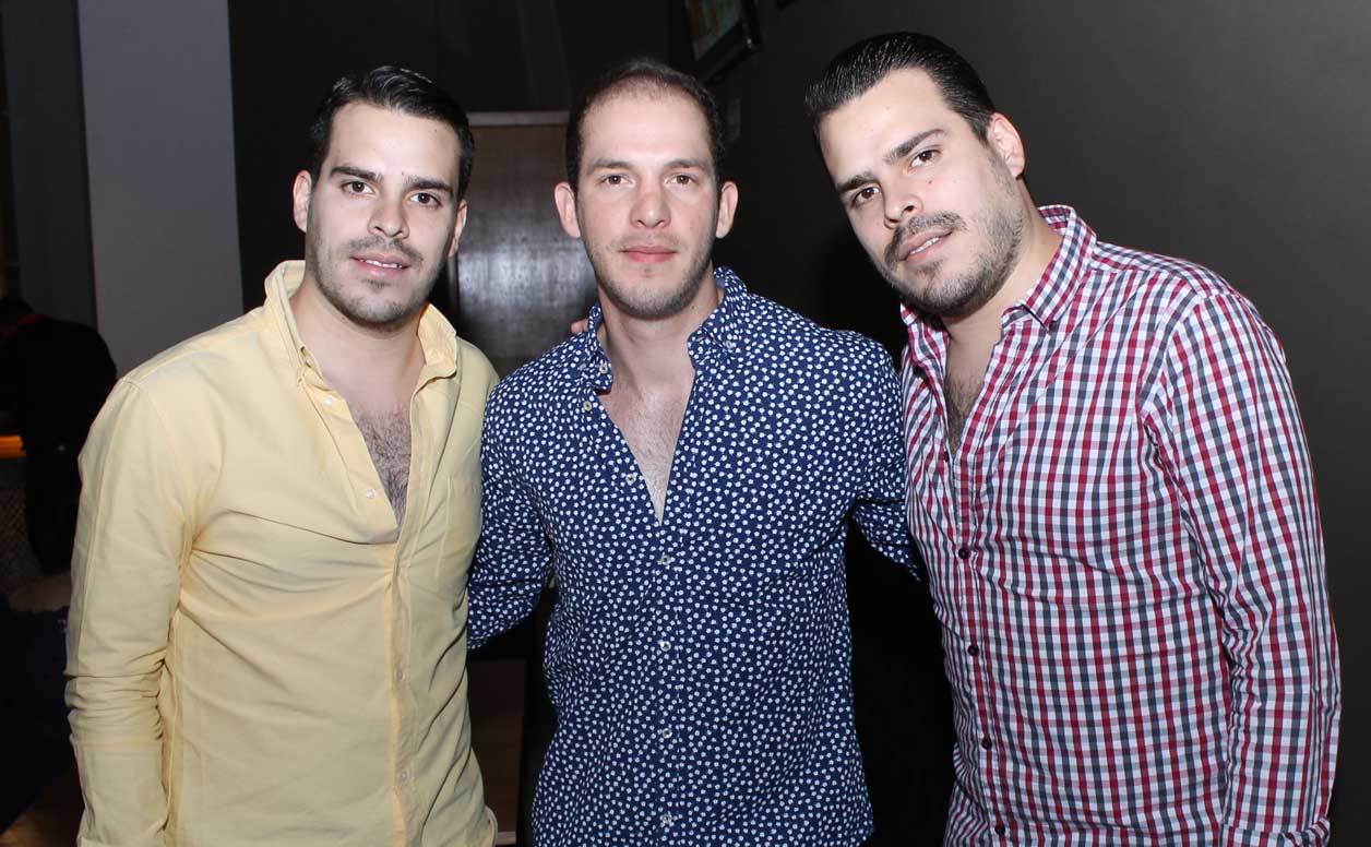 Alejandro, Oscar y Guillermo