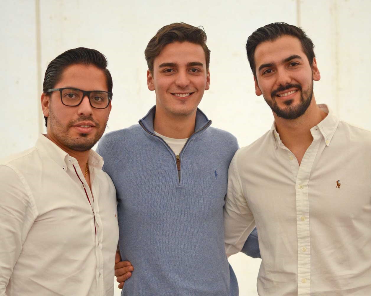 Humberto, Francisco y Guillermo