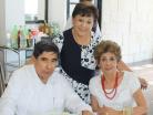 Lourdes, Gilberto y Yoli