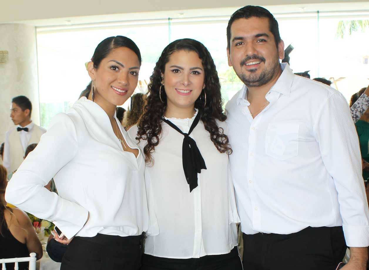 Frida, Montse y Manuel