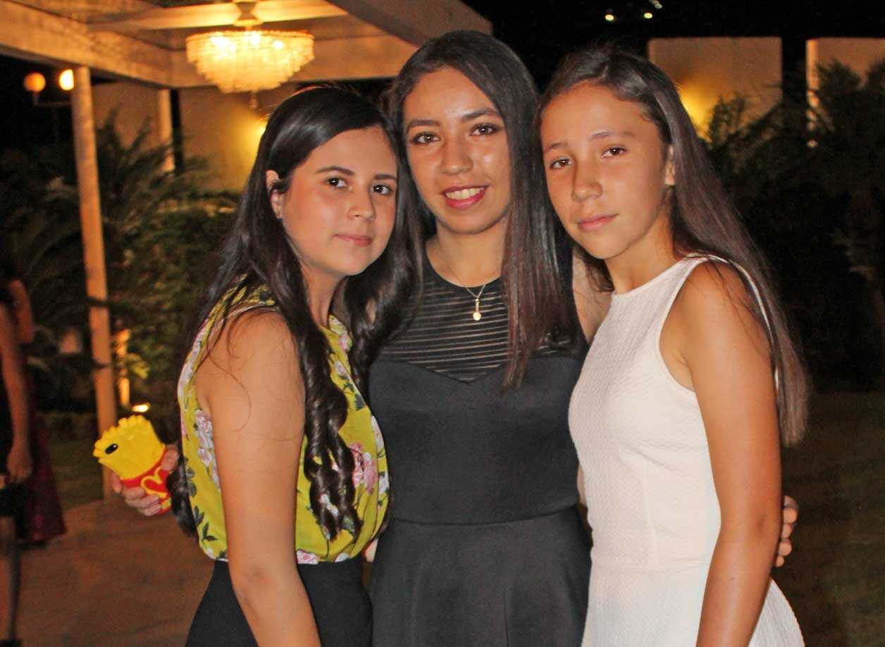 Monse, Carolina y Claudia