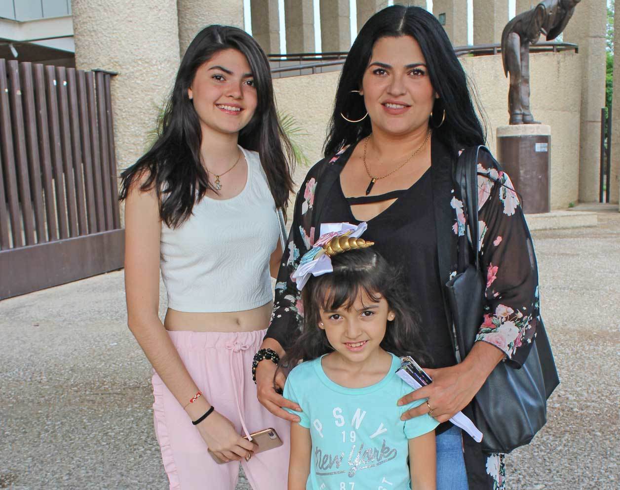 Galilea, Perla y Valentina