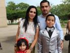 Katia, Conrado, Santiago y Sebastián