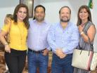 Mónica, Ricardo, Raquel y Édgar