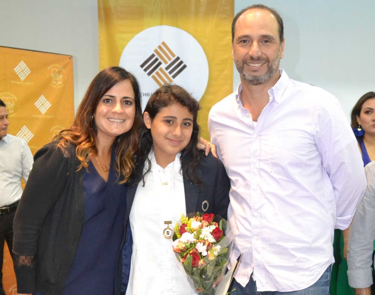 Erika, Ana Paula y Óscar