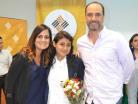 Erika, Ana Paula y Óscar