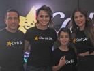 Manuel, Cristina, Grettel y Santino