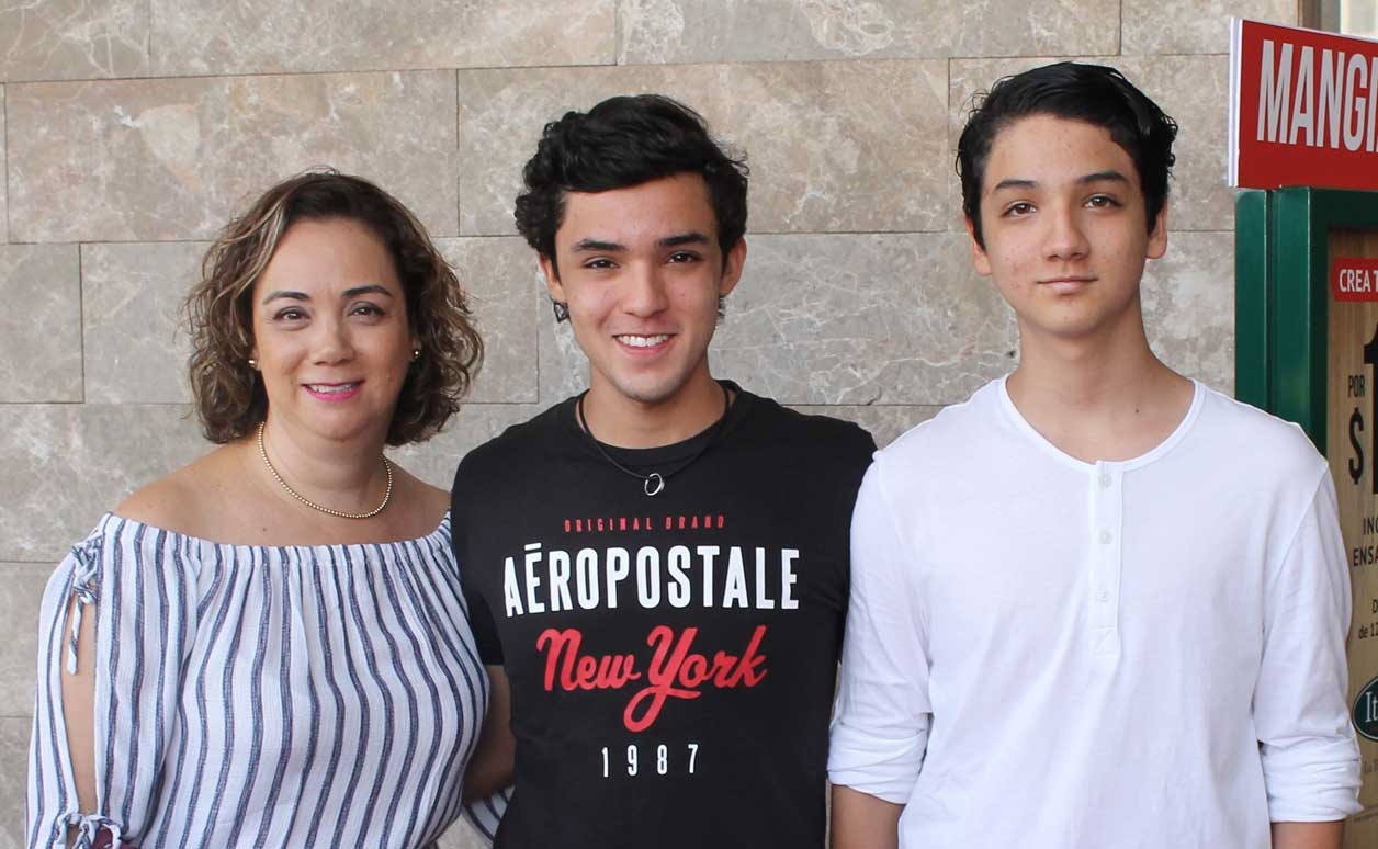 Pame, Leonardo y José