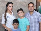 Vanesa y Eduardo con sus pequeños