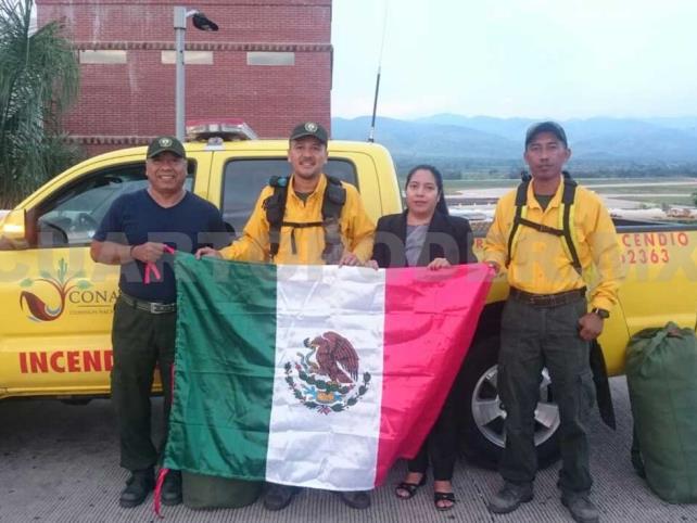 Lleva Chiapas 13 expertos contra fuego a Canada