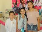 Ana Paula con sus hermanos