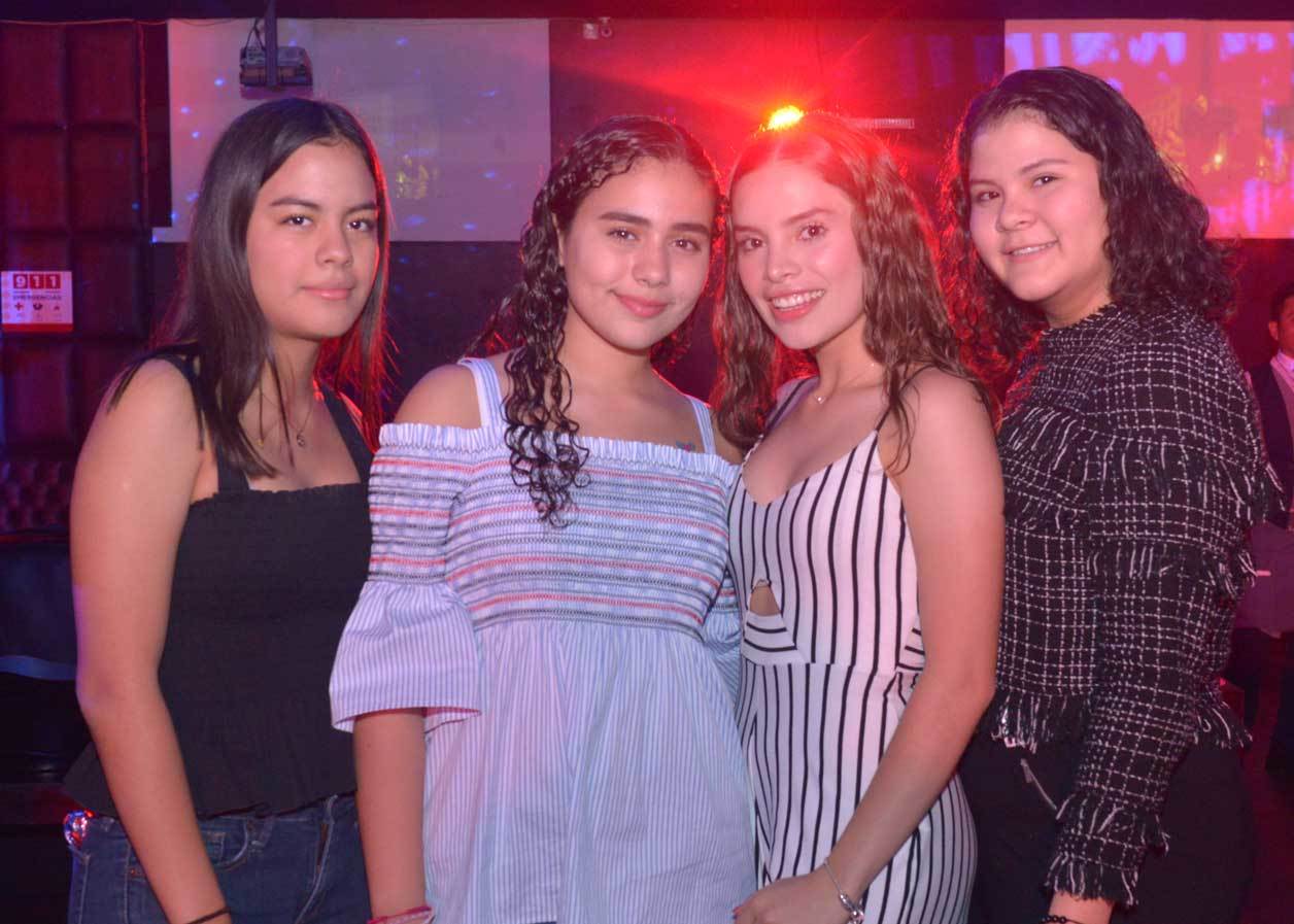 Mariana, Nabila, Regina y Georgina