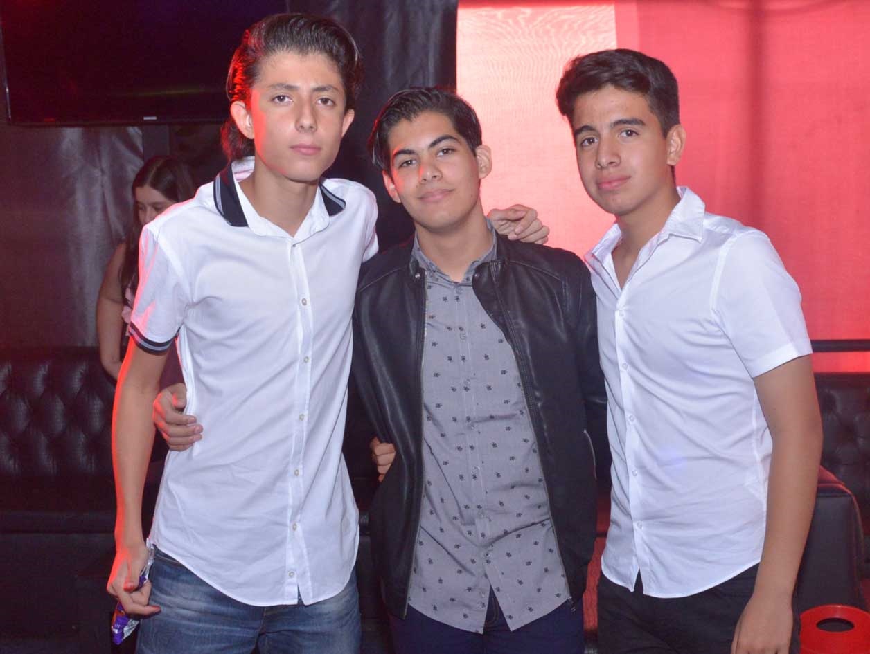 Antonio, Rodolfo y Aldo