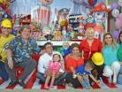 Junto a toda su familia