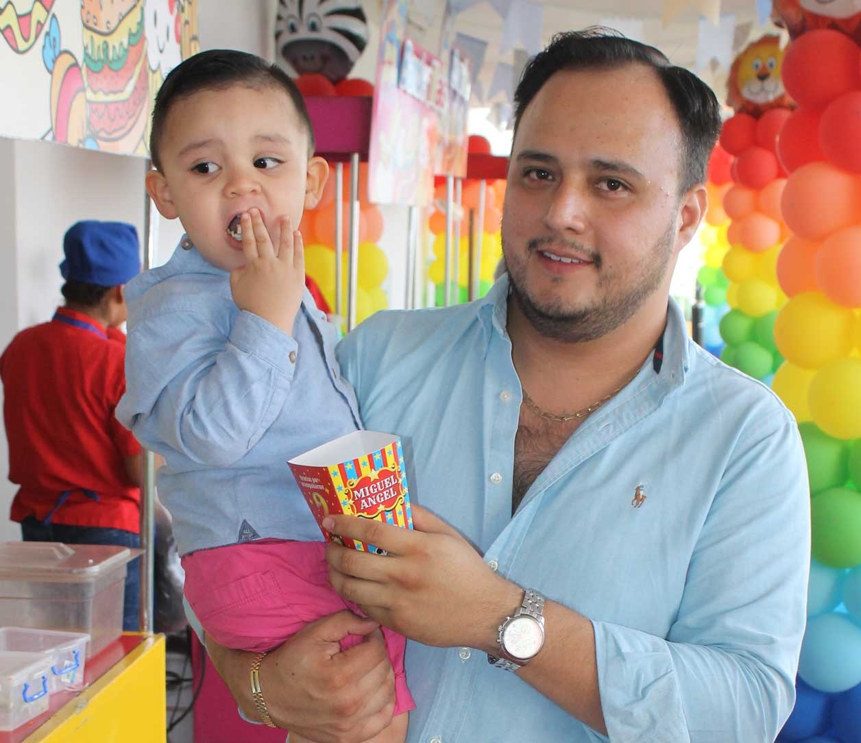 Pablo con su niño