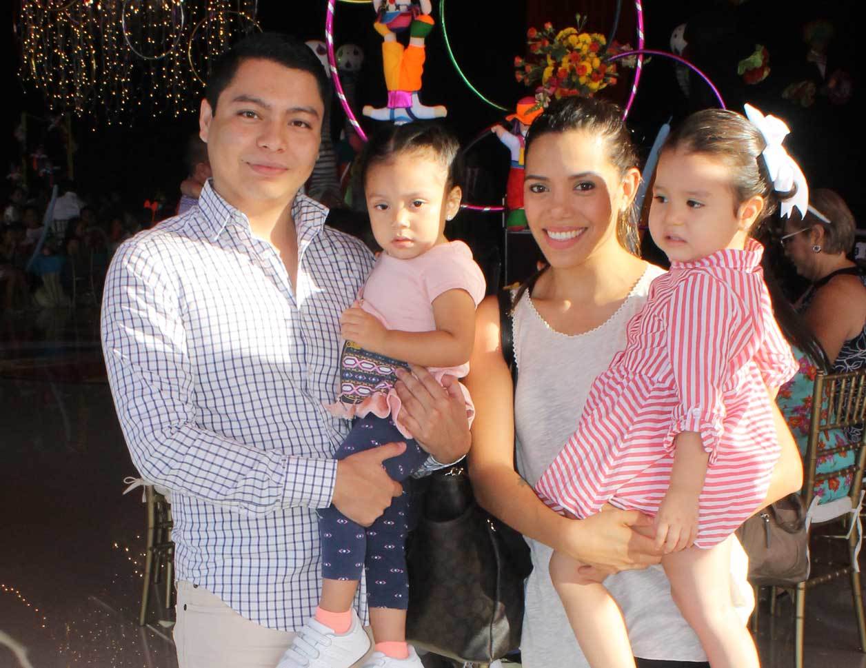 Luis, Erika, Jimena y Valentina