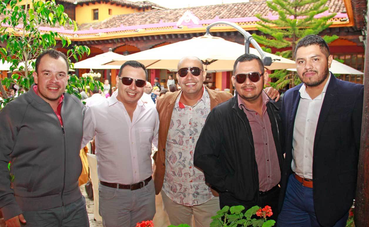 Gerardo, Jesús, Abraham, Álvaro y Rodolfo