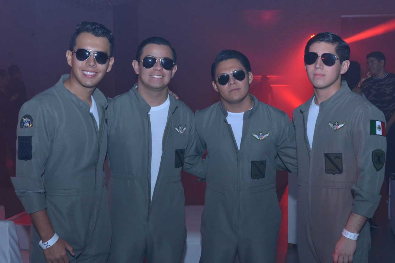 Rafa, Jesús, Mauricio y Gustavo