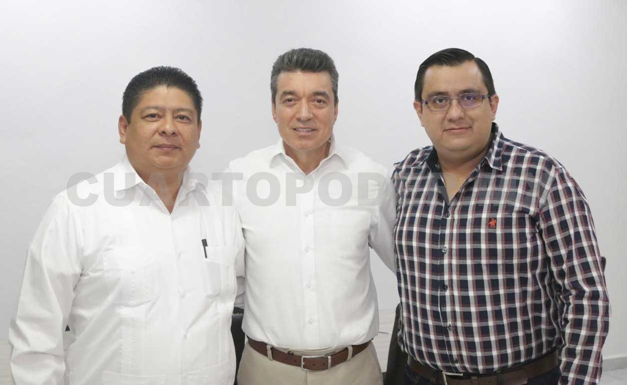 Se reúne Rutilio con el nuevo dirigente estatal de Morena