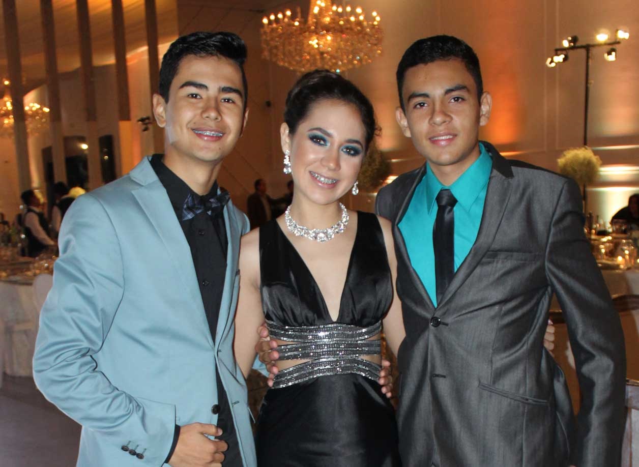 Hernán, Melissa y Miguel