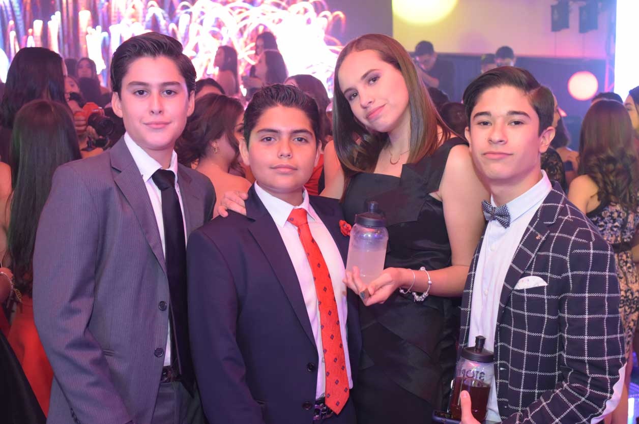 Pablo, Sebastián, Bárbara y Hugo