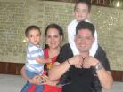 Bruno, Cristina, Santiago y Enrique