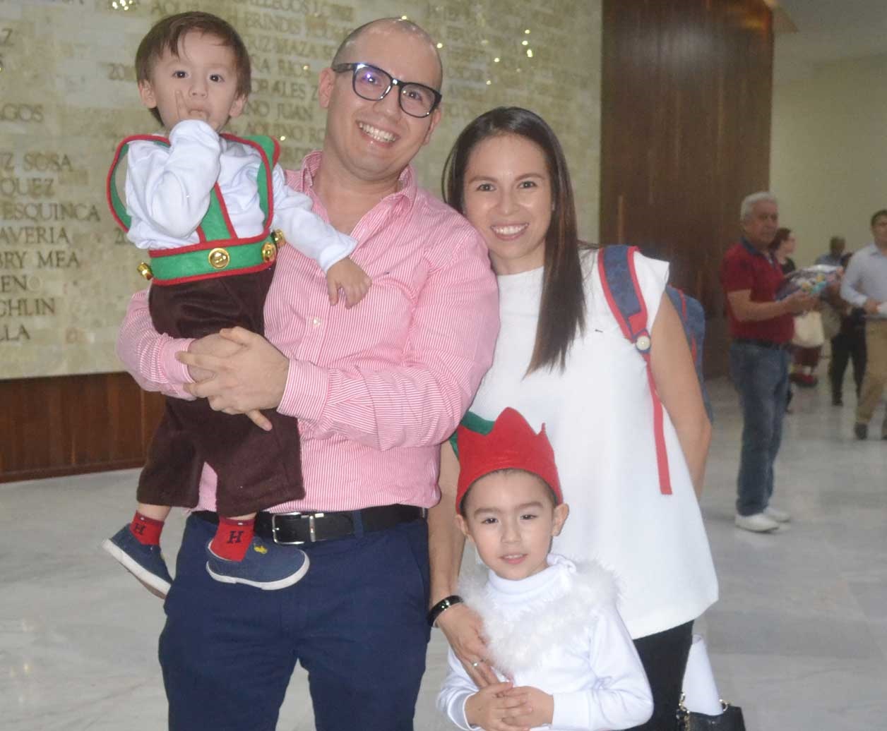 Jorge, Arturo, Diana y Andrea