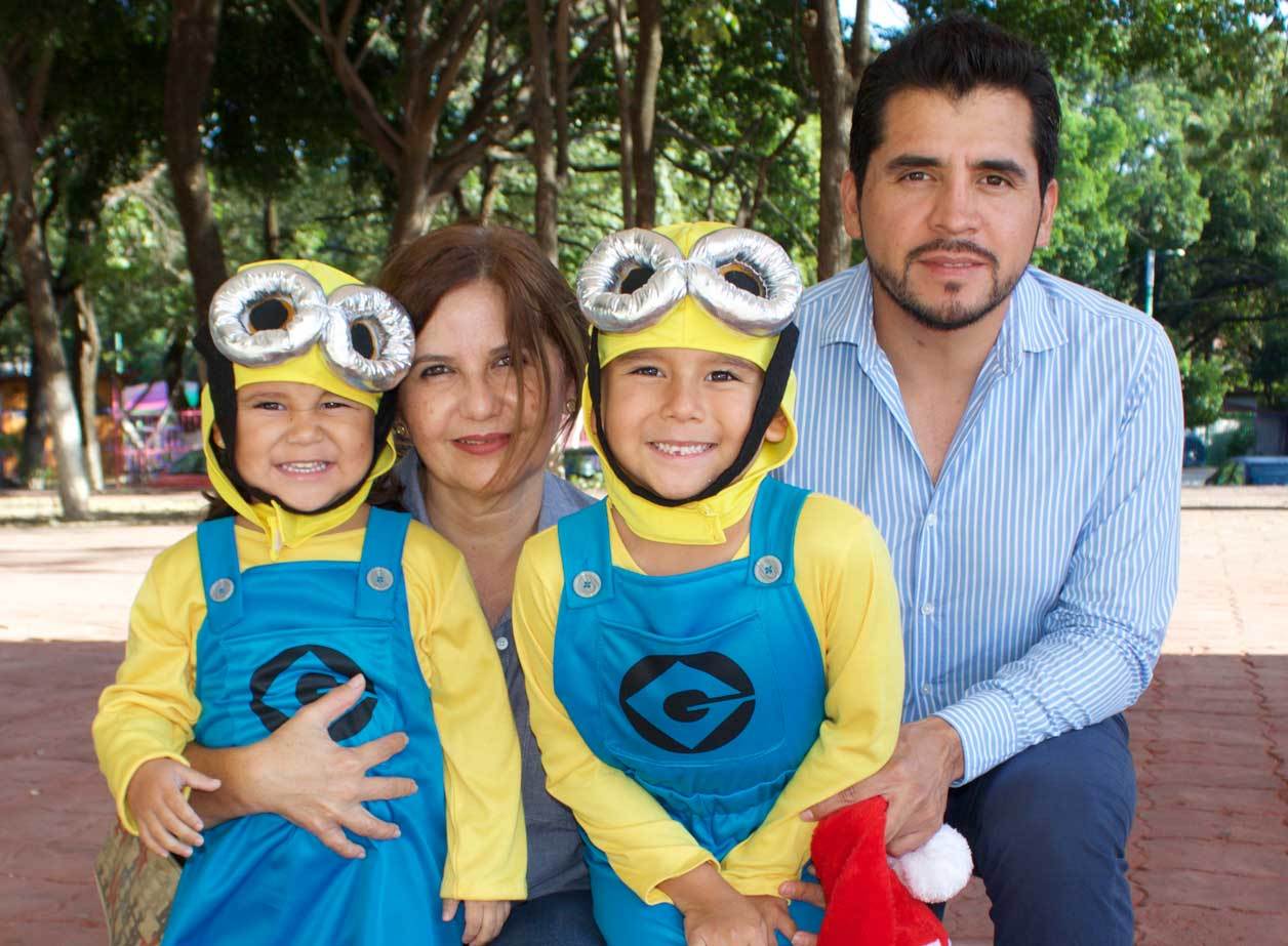 Erika, Jare, Victoria y José