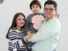 Felices de ver a su pequeño participar