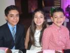 Pedro, Vaneska y Eduardo