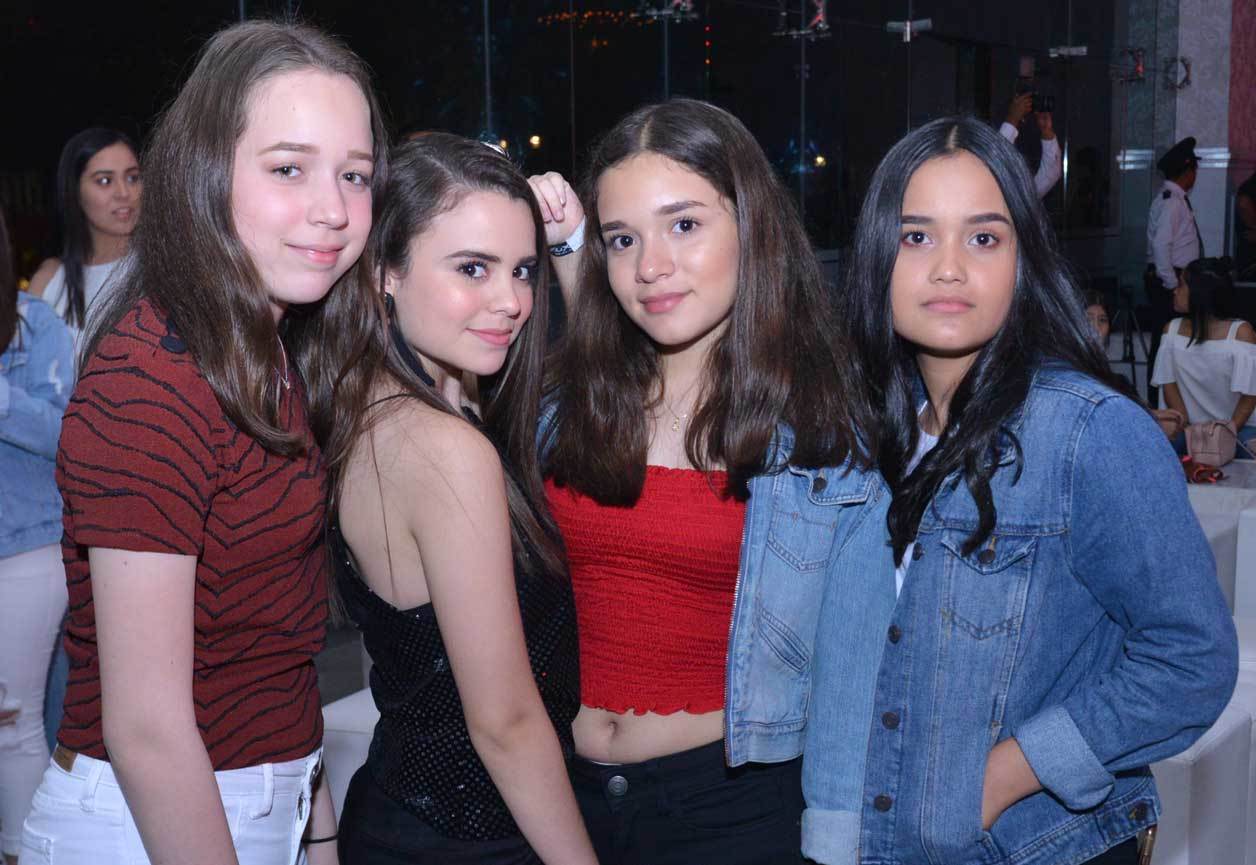 Camila, Isabella, Alejandra y Jimena