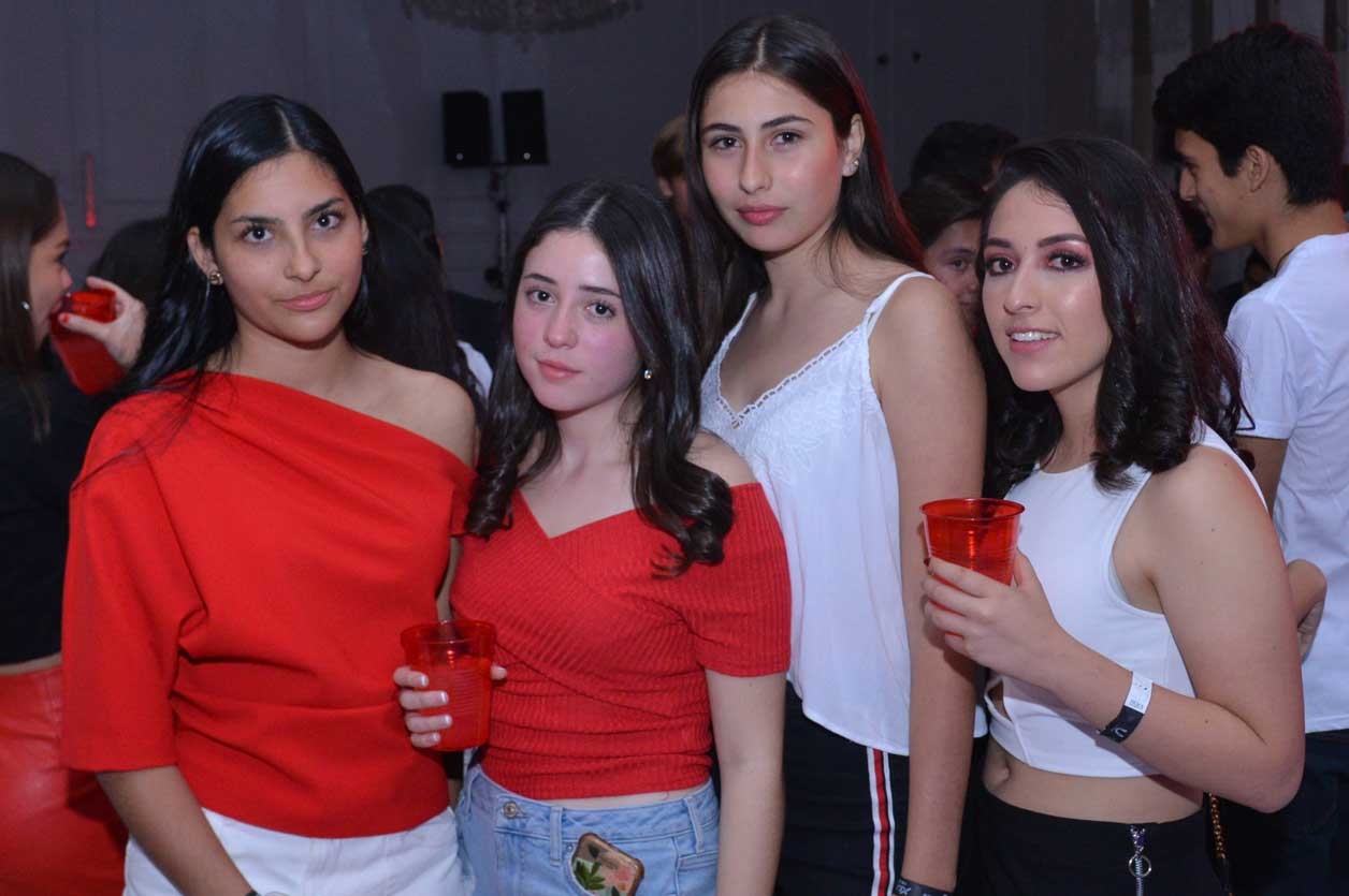 Andrea, Dani, Carla y Paola