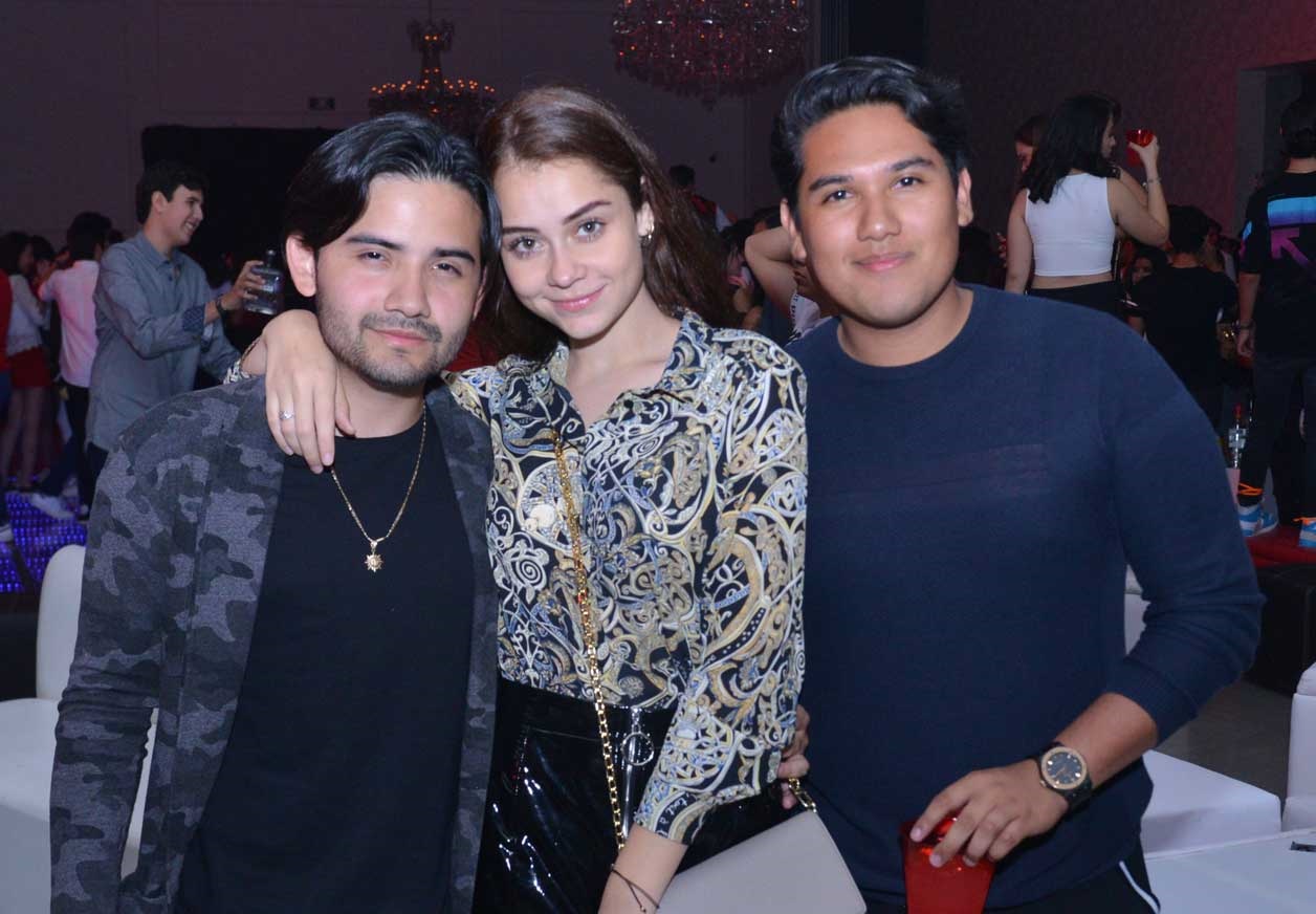 Gabriel, Jimena y Mauricio
