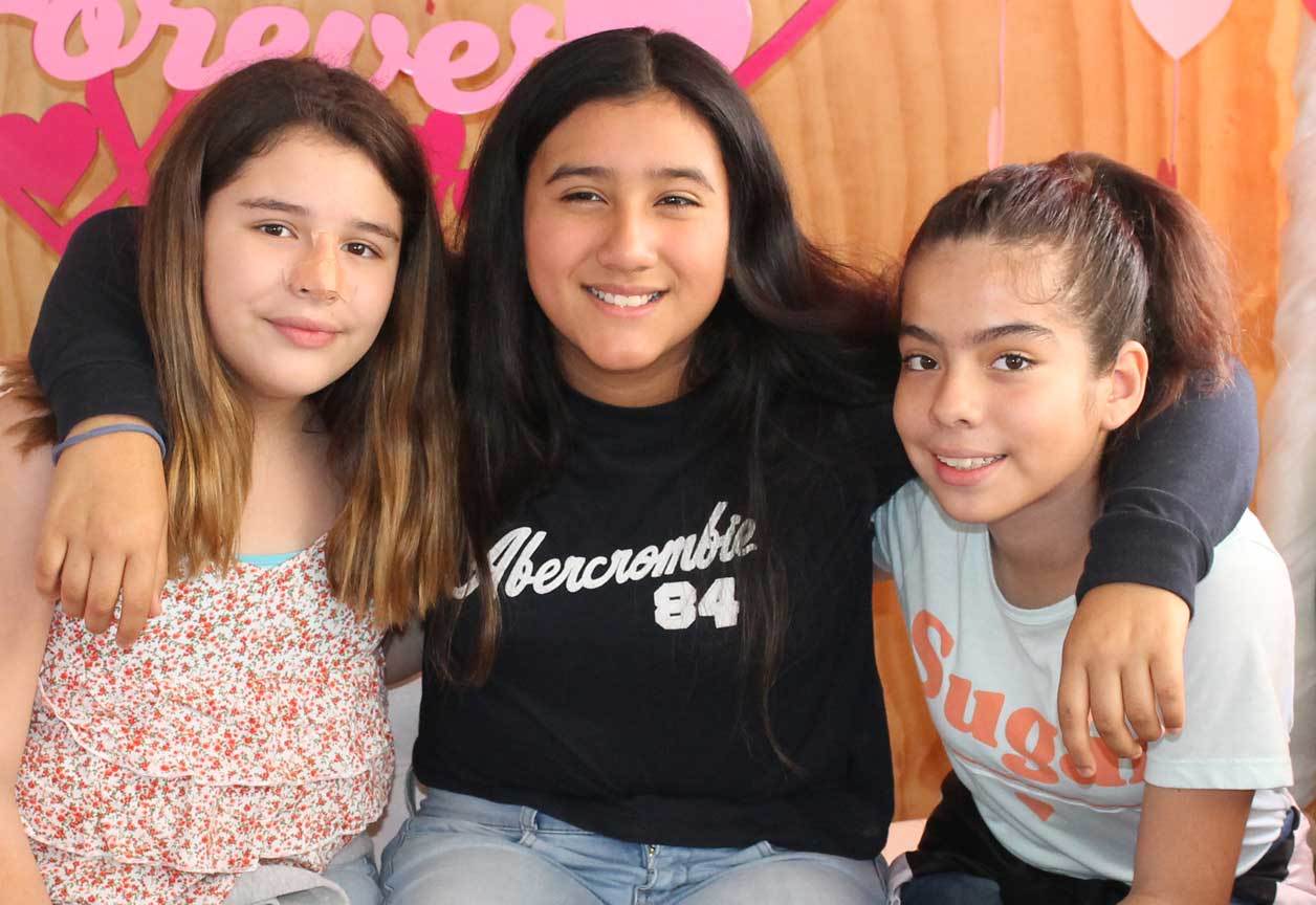 Ana Paula, Paola y Valentina