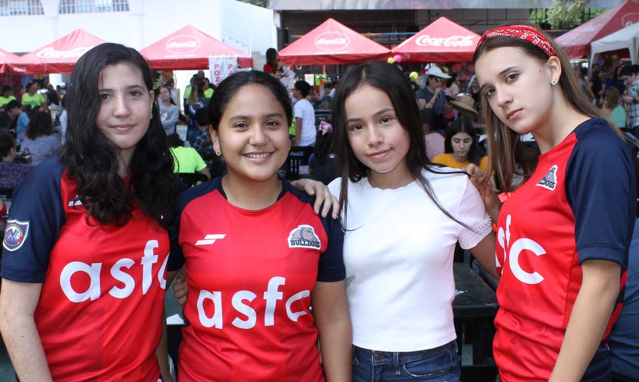Catherine, Frida, Dana y Mariel