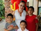 Rossana, Gabriel, Regina y Jorge