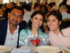 Édgar, María e Isabella