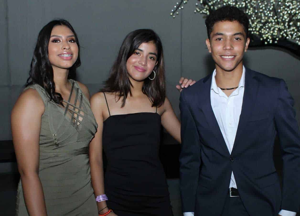 Frida, Estefanía y David