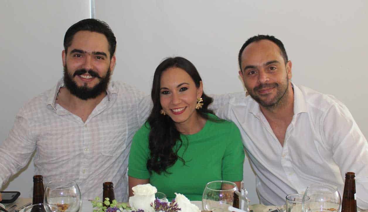 Roberto, Liliana y Jorge