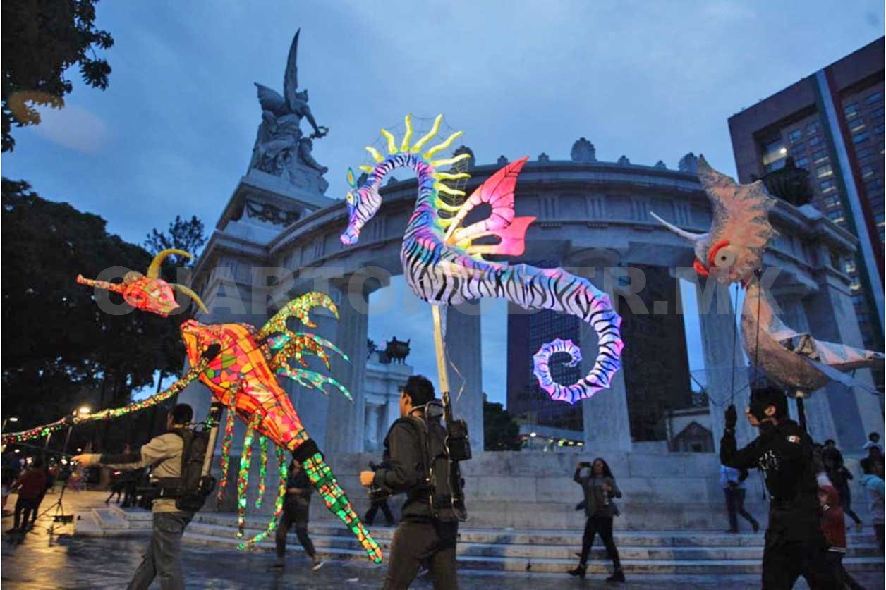 Más De 40 Alebrijes Desfilan En CDMX